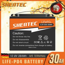 LiFePO4 12.8V 30Ah Deep Cycle