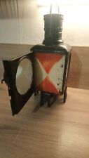 Alte Eisenbahnlampe Zugschlussleuchte Petroleumlampe DB Bahnlampe