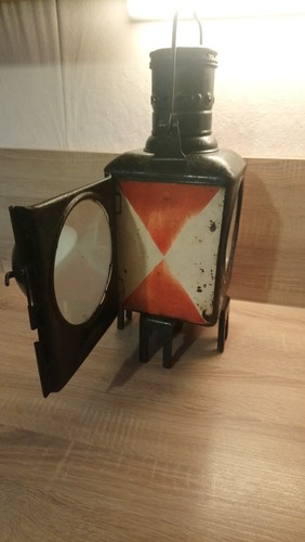 Alte eisenbahnlampe - alte,