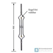 Edelstahl V2A Geländer