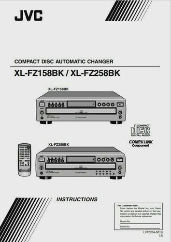 Jvc fz158bk xl fz258bk - jvc, xl-fz258bk
