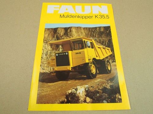Prospekt faun k35 - faun, k35.5