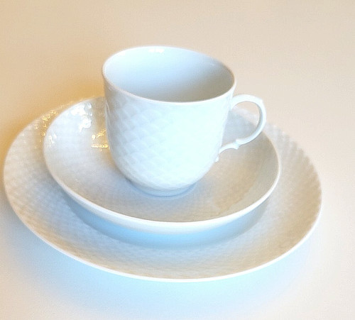 Kaffeegedeck schuppendekor - kaffeegedeck,