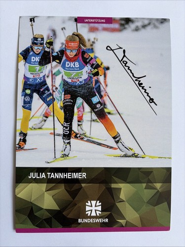 Original signierte biathlon - signierte,