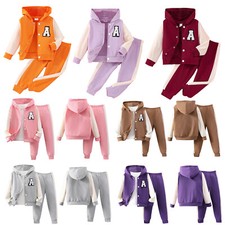 DE Baby Mädchen Jungen Sportanzug Jogginganzug Langarm Sweatjacke + Sporthose`