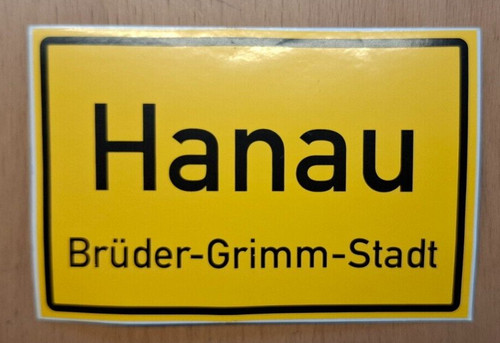 Aufkleber hanau - "hanau,