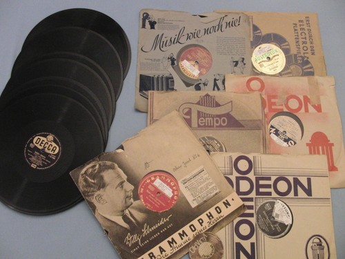 16x stück 78rpm schellack - 78rpm,