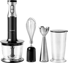 Stabmixer schwarz Zerkleinerer 3-in-1 1000W Turbo Hanseatic HHBL1000SD 97294244