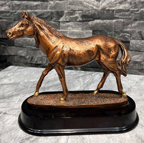Vintage pferd statue - vintage, figur