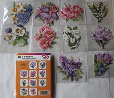 3-D Motive "Frühlingsblumen 3", Kartengestaltung, Jittenmeier