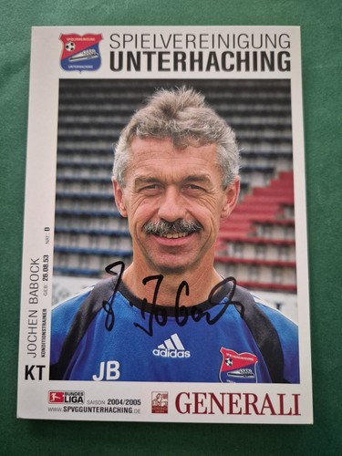 Spvgg unterhaching jochen - ,,