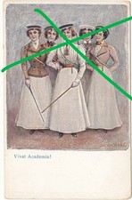 Vivat Academia - Studentinnen - Frauen in Couleur - Karte / Studentika