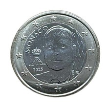 Monaco 2025 Kursmünze 1 Euro