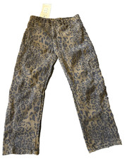 Damen Jeans Leopard Muster