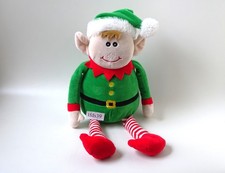 ZDT Trading Wichtel Weihnachtself Weihnachten Elf Stofffigur Plüschtier (T233)