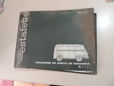 1959 Ersatz Teile Katalog Parts List Catalog ue Renault Estafette R2130 R2131