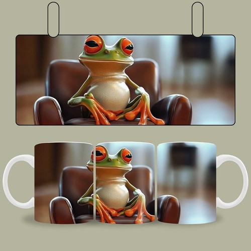 Kaffeetasse lustiger frosch - kaffeetasse,