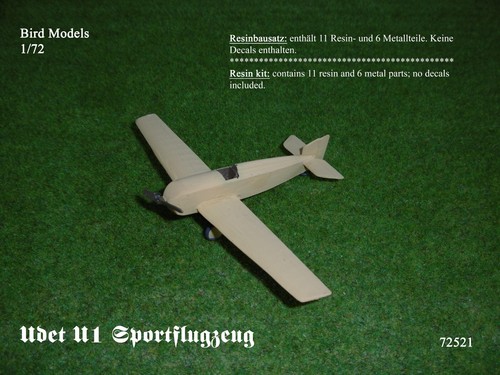Udet sportflugzeug - 1, "sportflugzeug"