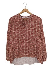 HEIMATLIEBE Langarm-Bluse Damen Bluse Gr. DE 42 rot Casual-Look