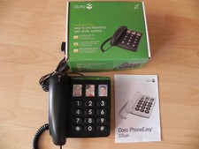 Großtasten Telefon  - Doro PhoneEasy 331ph Schwarz, neuwertig