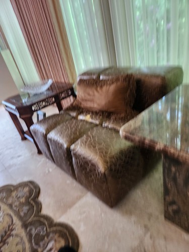 Two custom made lounge chairs - made,