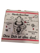 Sheepworld Kaffeetasse Ohne Dich ist alles doof Schaf Porzellan Weiß 12cm