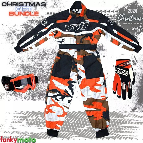 Motorrad kinder kartanzug wulf - kinder,