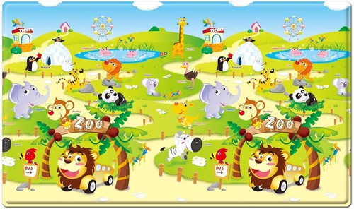 Dwinguler krabbelmatte zoo - krabbelmatte,