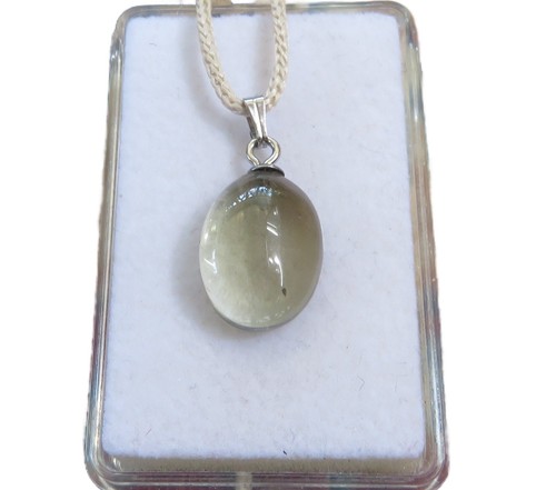 Prasiolith vermarin cabochon - prasiolith,