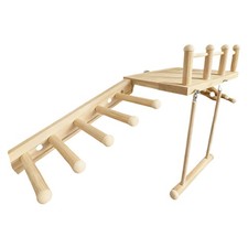 Vogelsitzstangen Plattform Schaukel Kletterleiter Papageienkäfig Zubehör Holzs