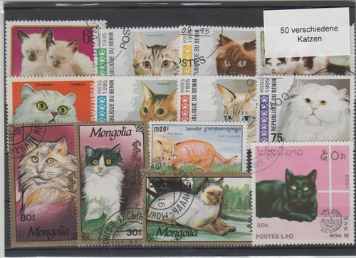 Verschiedene briefmarken - 50,