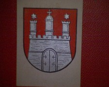  Wappenmarke  Wappen Hamburg ( Freistaat )  