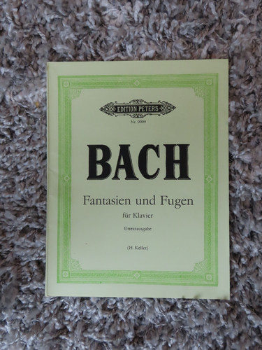 Bach fantasie und - bach, noten