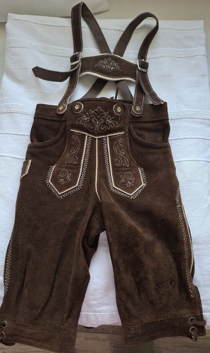 Leder trachten kniebundhose - leder,