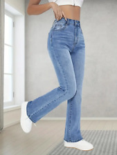 Damen Jeans Schlaghose Skinny