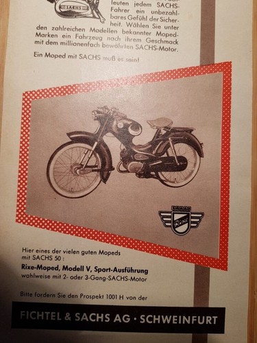 Moped sachs rixe - sachs, rixe-moped