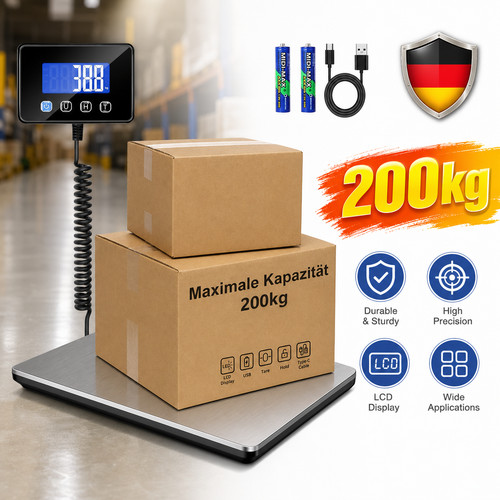 Paketwaage 200 digital lcd - 200,