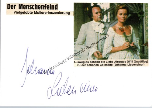 Original autogramm johanna - original,