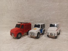 120.0019 Brio Krankenwagen,Polizei Auto Und Feuerwehr Auto Holzeisenbahn