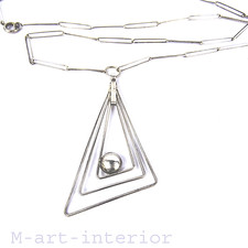 Art Déco SILBER Anhänger mit