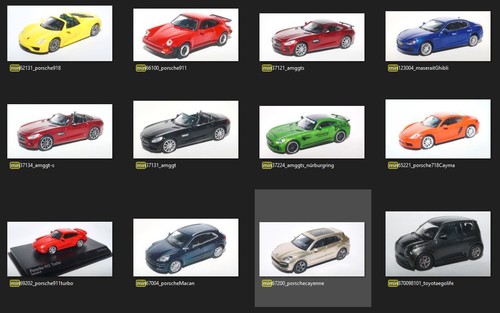 Verschiedene minichamps autos - minichamps,