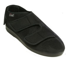 Orthopädische Hausschuhe ORTOMED Therapieschuh Klettverschluss Wechselfußbett