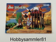 Lego 6246 System Pirates Piraten Bauanleitung Crocodile Cage / gelocht