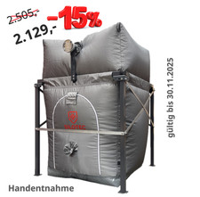 Aktion - Silotec Holzpellets-Lager HPL 165 im Stahlgestell; max. 2,1 t