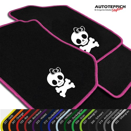 Fußmatten girly skull - skull, für