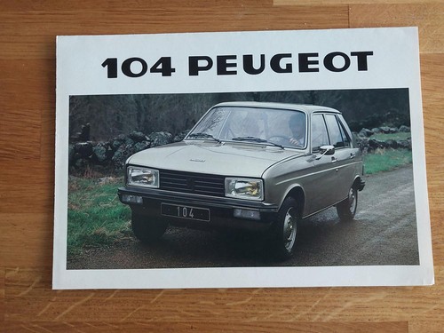 Peugeot 104 prospekt - peugeot,