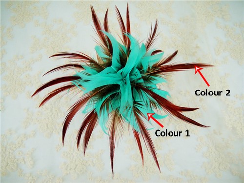 Gans hackle feder - gans, blumen