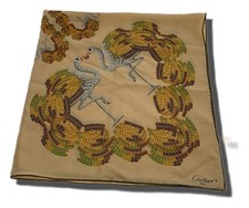 Cartier Seidentuch beige