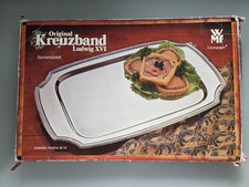 WMF Serviertabletts „Kreuzband Ludwig XVI“ – 2er Set, Cromargan Edelstahl