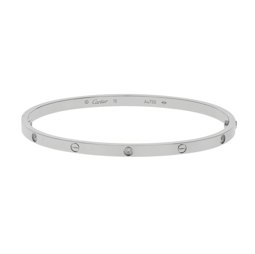 Cartier love 18k weißgold - cartier,